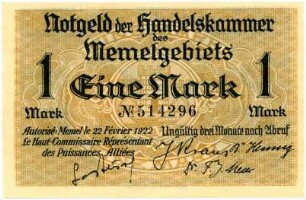 Geldschein / Notgeld, Mark, 22.2.1922