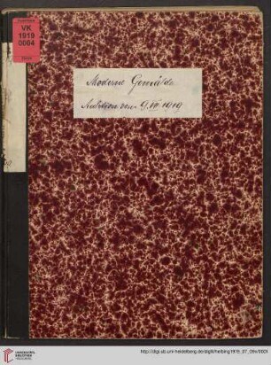 Ölgemälde moderner Meister aus vorwiegend süddeutschem Besitz : Auktion in München in der Galerie Helbing : Mittwoch, den 9. Juli 1919