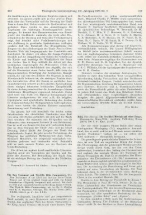 669-670 [Rezension] The New Testament and Wycliffe bible commentary