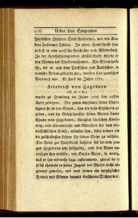 Friedrich von Hagedorn (S. 56-63.)