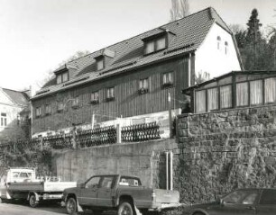Dresden-Loschwitz, Pillnitzer Straße 41. Wohnhaus. Bezeichnet 1813. Straßenansicht