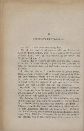 II. Oud-Kölln en oud-Berlin