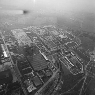 Industriebetriebe in Schwerin-Görries : Blickrichtung Südwesten