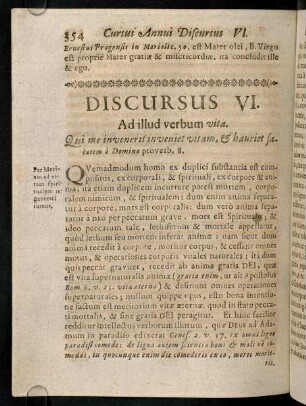 354-361, Discursus VI