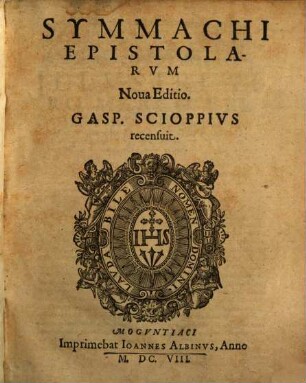 Epistolarum nova editio