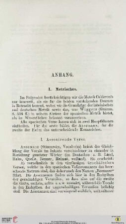 I. Metrisches