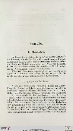 I. Metrisches