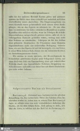 Salpetersaures Barium als Grundmasse