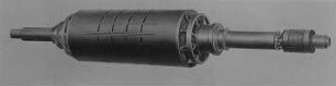 Rotor einer Wechselstrommaschine mit aufgebautem Erregeranker : Technikgeschichte | Physik | Elektrizität | Elektromagnet und Elektromotor