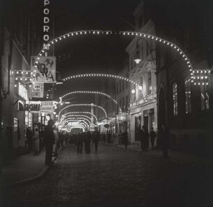 Große Freiheit in Hamburg - Grosse Freiheit, amusement centre in Hamburg : Hamburg. Große Freiheit bei Nacht