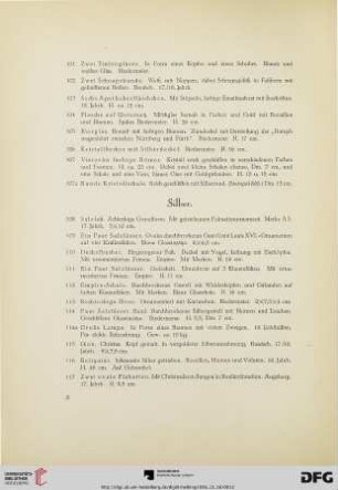 Silber (Nr. 108-126)