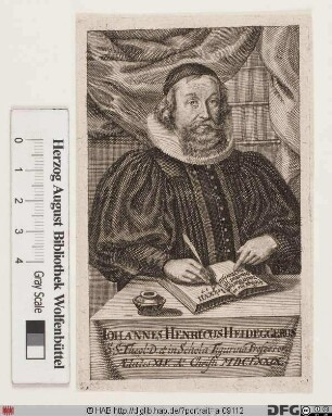 Bildnis Johann Heinrich Heidegger