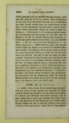 XVIII. West-Indien