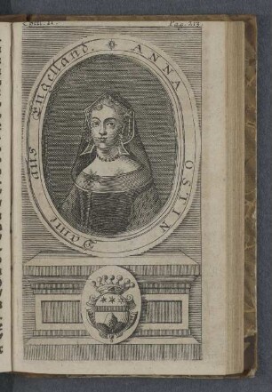Anna Ostin Dame aus Engelland.
