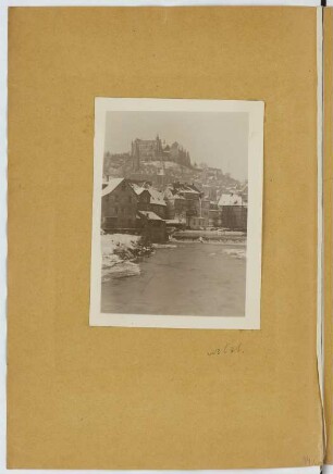 Marburg: Ansicht (aus: Skizzen- und Fotoalbum 19)