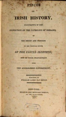 Pieces of the Irish History