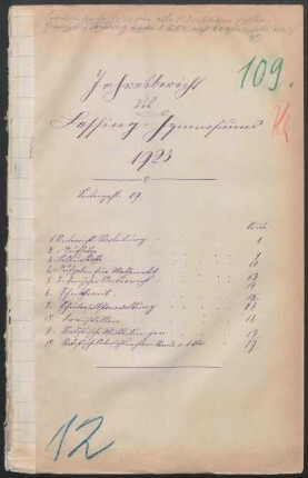 1923/24: Jahresbericht ... - 1923/24
