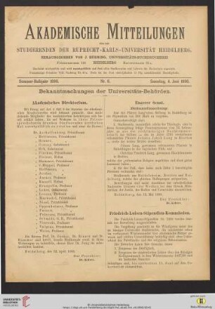 Nr. 6 (4. Juni 1898)