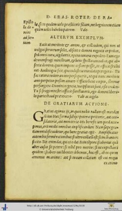 De Gratiarum Actione
