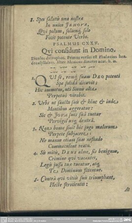 Psalmus CXXV. Qui considunt in Domino