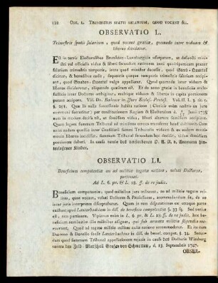 Observatio LI - Observatio C