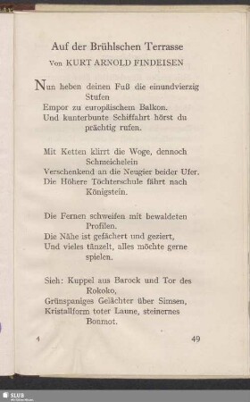 Auf der Brühlschen Terrasse