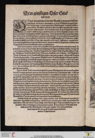 Dem günstigen Leser Glück und Heyl