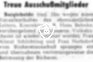 Treue Ausschußmitglieder