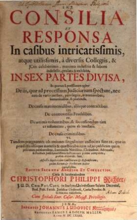 Consilia et responsa