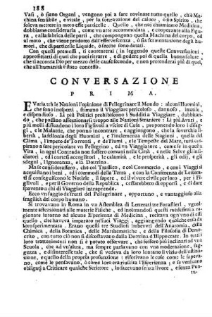 Conversazione Prima
