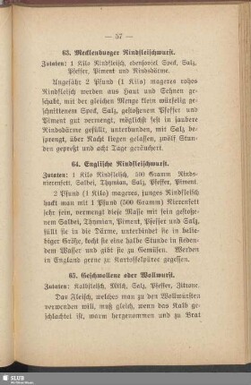 63. Mecklenburger Rindfleischwurst