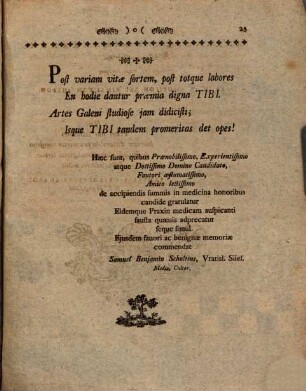 Dispvtatio Inavgvralis Sistens Anatomiae Experimentalis Partem ..., Partem Posteriorem