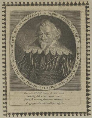 Bildnis des Georg Fridericus de Hohelohe