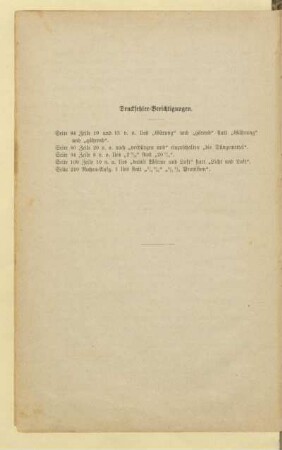 Druckfehler-Berichtigungen