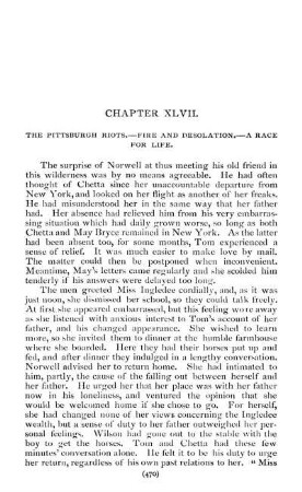 Chapter XLVII. The Pittsburgh Riots. - Fire And Desolation. - A Race For Life.