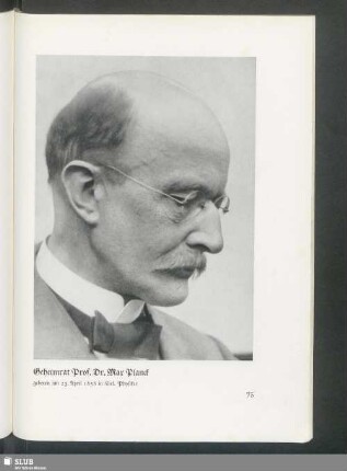 Geheimrat Prof. Dr. Max Planck
