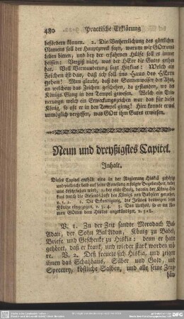 Neun und dreyßigstes Capitel