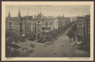 Ansichtskarte Straßenkreuzung Großbeerenstraße, Ecke Yorkstraße