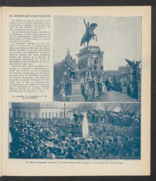 El homenaje a San Martín