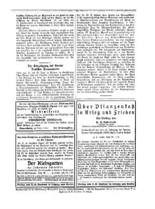 Die Kriegstagung des Bundes Deutscher Frauenvereine
