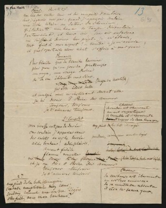 Les Huguenots. Textbuchfragment (1. Akt)