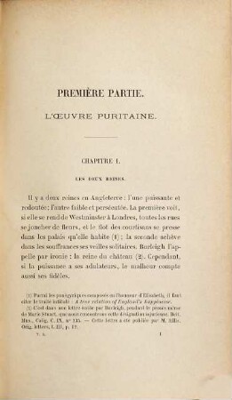 Marie Stuart : l'oeuvre puritaine ; le procès, le supplice ; 1585 - 1587, 1