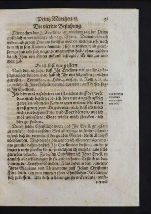 Die vierdte Besuchung.