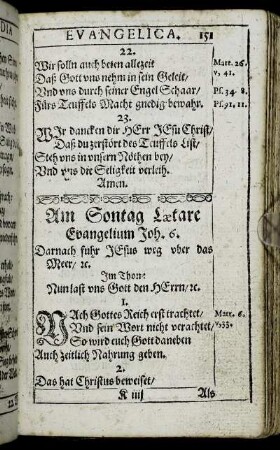 Am Sontag Laetare