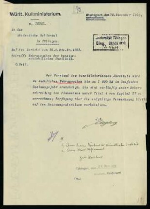 Mehrausgaben des kunstgeschichtlichen Instituts