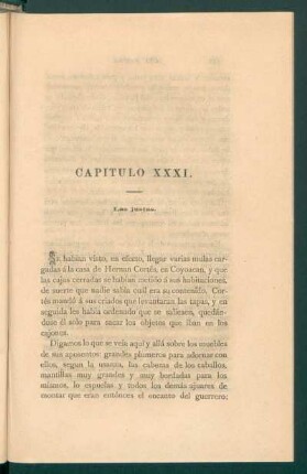 Capítulo XXXI. - Las justas.