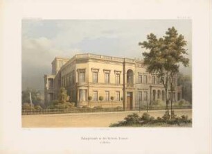 Wohngebäude in der Viktoriastraße, Berlin: Perspektivische Ansicht (aus: Architektonisches Skizzenbuch, H. 42, 1859)
