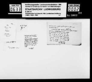 Urkundenregesten und Notizen [des Oberstudienrats Christoph Friedrich Stälin] zur mittelalterlichen Geschichte im Oberamtsbezirk
