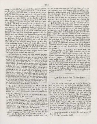 251-255 Der Realismus des Christenthums : Schluß