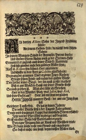 Als Der Edle, WohlEhrenveste und Wohlgelährte Herr M. Christoph Zippel, Deß Löblichen Gymnasii Poëtici allhier wohlverdienter Con-Rector, Mit Der ... Jungfrauen Barbara Maria Oesterlin, Deß ... Herrn Johann Oesterlins ... Tochter, Seinen Hochzeitlichen Ehren-Tag begieng, Wollten ihre gehorsame Schuldigkeit glückwünschend abstatten